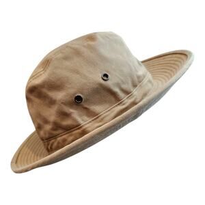 Dorfman Pacific Headwear Tan Safari Hat Large